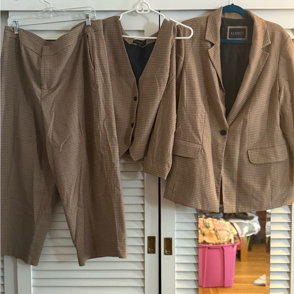 Three Piece Snazzy Suit by Eloquii